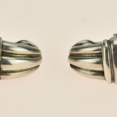 Pair of Tiffany & Co Sterling Silver Earrings