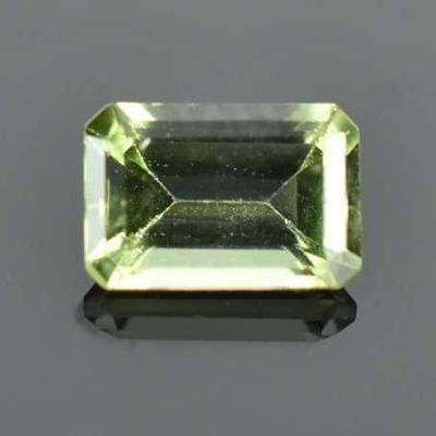 0.5 Carat Emerald-Cut Peridot