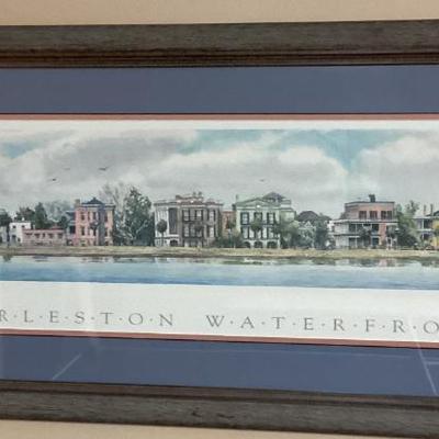 Wall art charleston waterfront