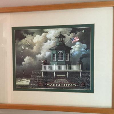 Wall art marblehead