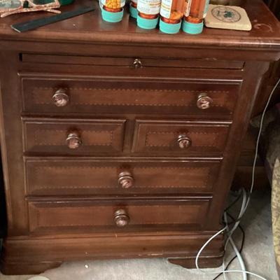 Bedroom mission style nightstand pair