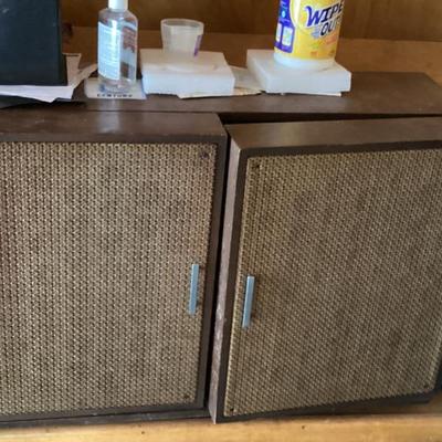 Mid century modern console record player