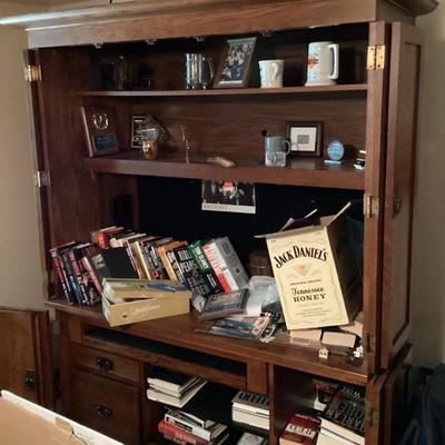 Office desk with hutch