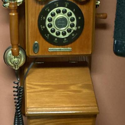 Wall dial phone