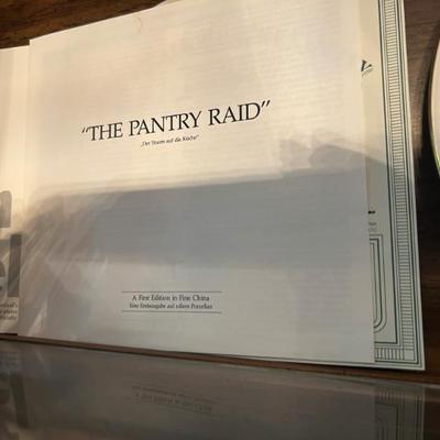 Collector plate norman rockwell the pantry raid certificate