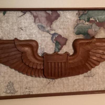 Wall art wings