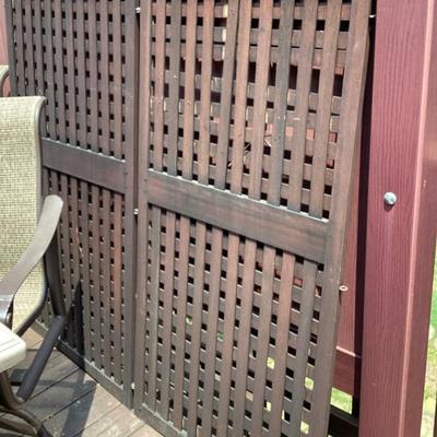 Lattice door dividers 2