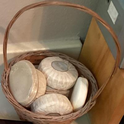 Basket of soaps