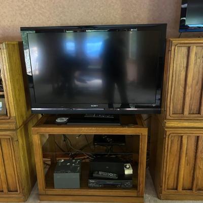 Living room entertainment stand