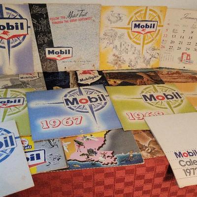 Vintage Gas Station Calendars