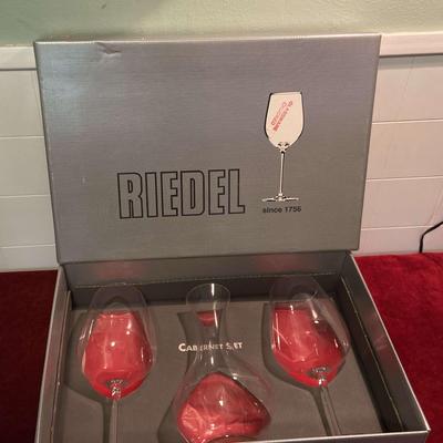 Riedel Vinum Extreme Cabernet/Bordeaux Set Plus Set Of 4 More Glasses And Cleaner Tools 