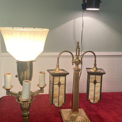 Table And Floor Lamp