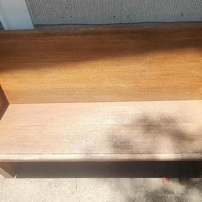 Wood Bench Church Pew