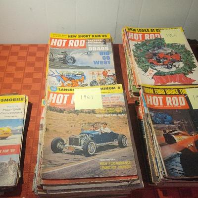 Hot Rod Magazines Early 1960s