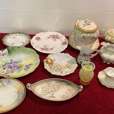 Lefton China and More, A Little Bit of Green Mixed Set