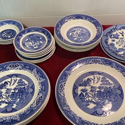 Blue Willow Ward By Royal China Dishware, Lennox Pieces, And More