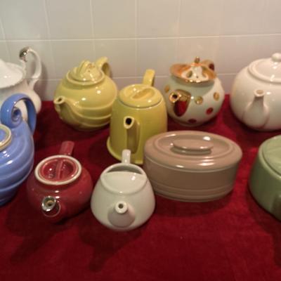 Large Lot Of Teapots