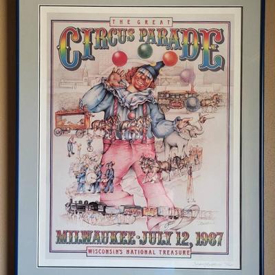 The Great Circus Parade Framed Print (BR1)