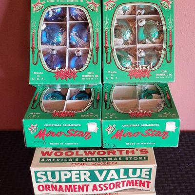 Vintage Ornaments in Boxes (LR)