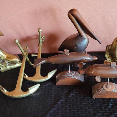 Nautical Brass Bookends + (LR)