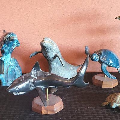 Carved Sea Animals + (LR)