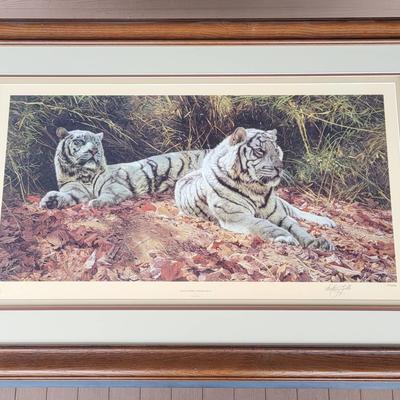 "White Tigers, Ever Watchful" by Anthony Gibbs (LR)