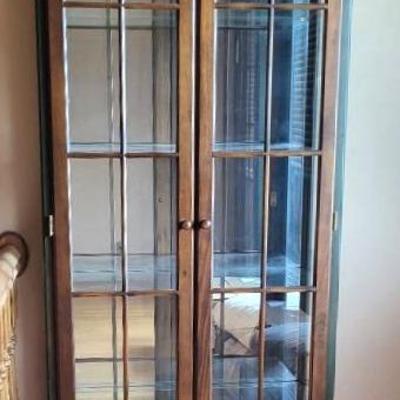 Lighted Curio Cabinet - Lot 2 (LD)