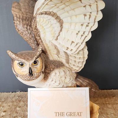 "The Great Horned Owl" by George McMonigle (LR)