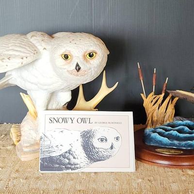 "Snowy Owl" by George McMonigle + (LR)