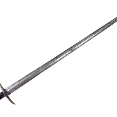 Lot 13 composite medieval knightly sword 16th c.