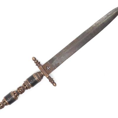 Lot 29 french pierced dagger circa late 1800s