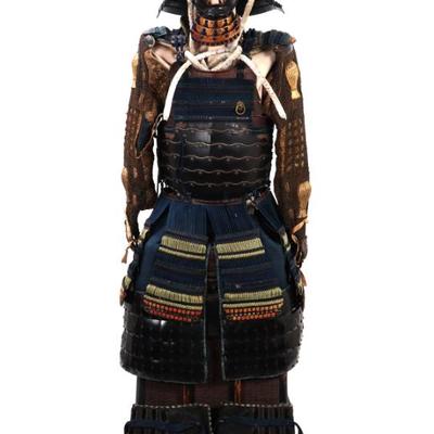 Sale Photo Thumbnail #148: Lot 148 japanese yoroi samurai armor edo period 1603 1868