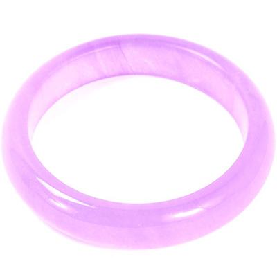 Sale Photo Thumbnail #199: Lot 199 gorgeous bright purple chinese jade bangle