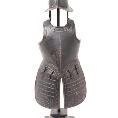Sale Photo Thumbnail #126: Lot 126 miniature harness of pikeman s armour