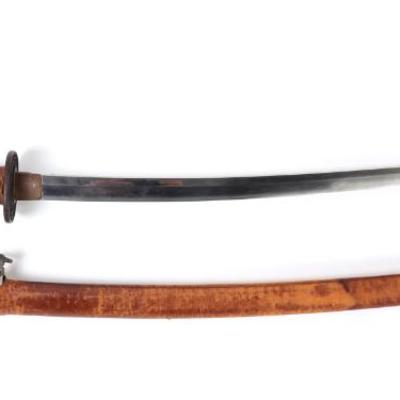 Lot 43 japanese type 98 katana sword w ancestral koto blade