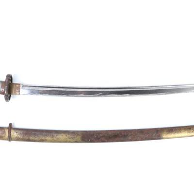 Lot 46 japanese nco sword scabbard