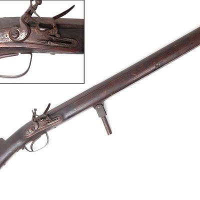 Lot 81 massive french indian american revolutionary war era swivel gun