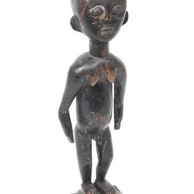 Sale Photo Thumbnail #390: Lot 392 ghana carved male figure lagoons region