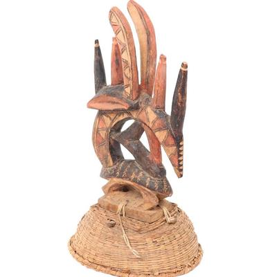 Sale Photo Thumbnail #394: Lot 396 lovely antelope dance crest chi wara