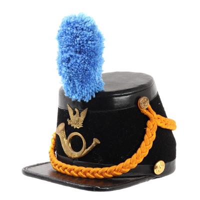 Sale Photo Thumbnail #124: Lot 124 us army officer s style shako hat