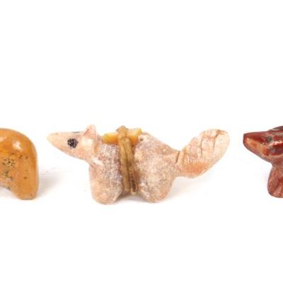 Sale Photo Thumbnail #361: Lot 363 beautiful hand carved zuni fetish animals