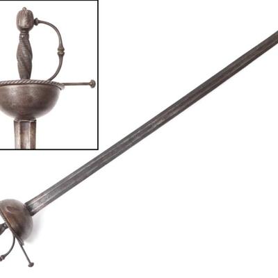 Lot 16 spanish colonial cup hilt rapier 17th c.