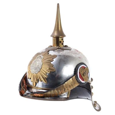 Sale Photo Thumbnail #132: Lot 132 german pickelhaube style helmet