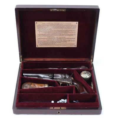 Lot 77 cased colt model 1862 police pocket pistol