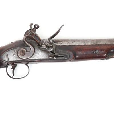 Lot 96 english military flintlock pistol circa 1800s