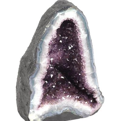 Sale Photo Thumbnail #258: Lot 259 fine arched cathedral amethyst geode