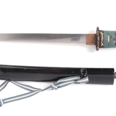 Lot 47 tanto dagger in full mounts koto period