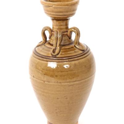 Sale Photo Thumbnail #308: Lot 309 beautiful unique yellow glazed korean jug