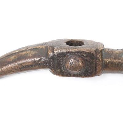 Lot 32 bronze nadziak war hammer 16th c.