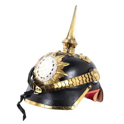 Sale Photo Thumbnail #130: Lot 130 german pickelhaube style helmet